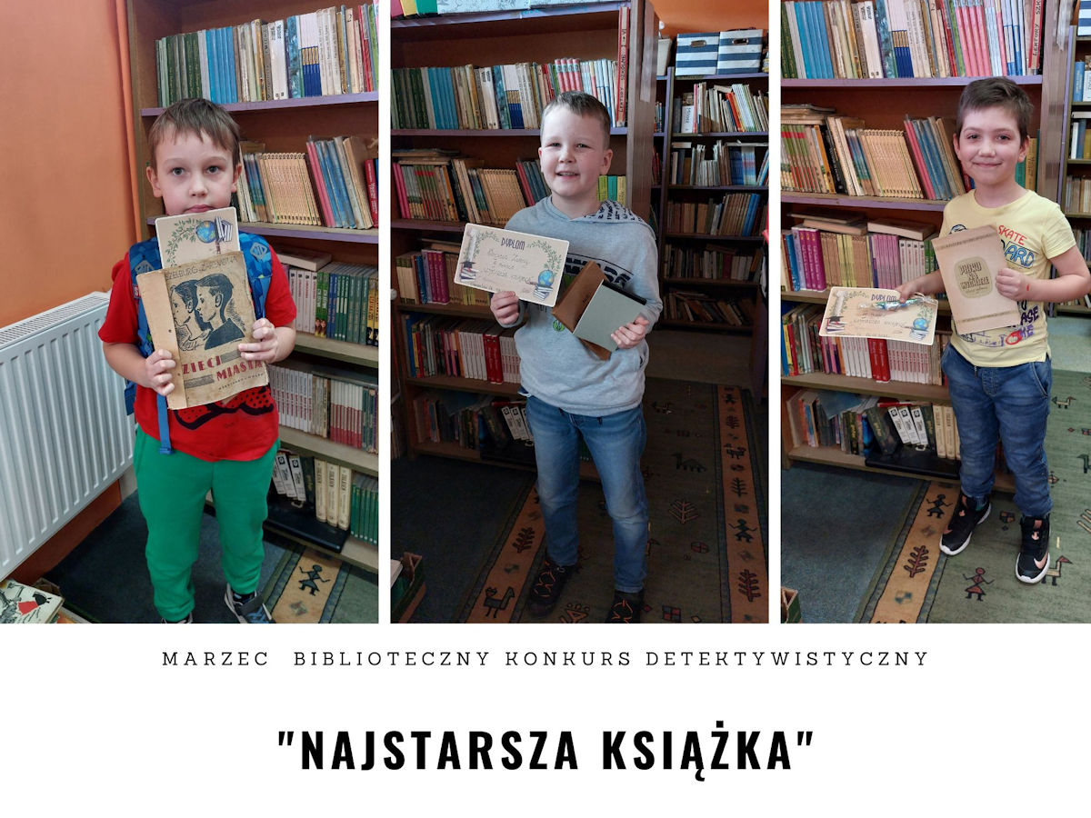 Konkurs Biblioteczny "Najstarsza Książka"